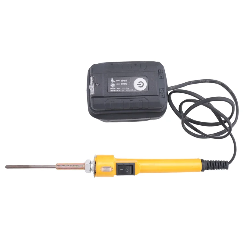 ABLU-Lithium Electric Soldering Iron Household Maintenance Soldering Iron Electric Soldering Iron With Light USB For Batt