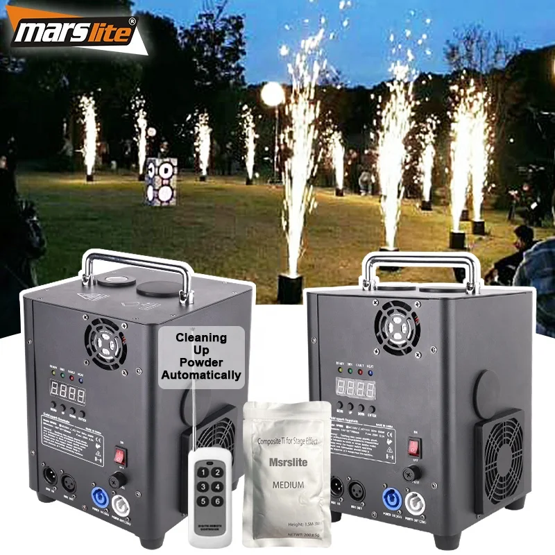 

Cold spark machine 600w wedding dj party stage cold sparkler machine remote dmx contaol cold fountain spark machine