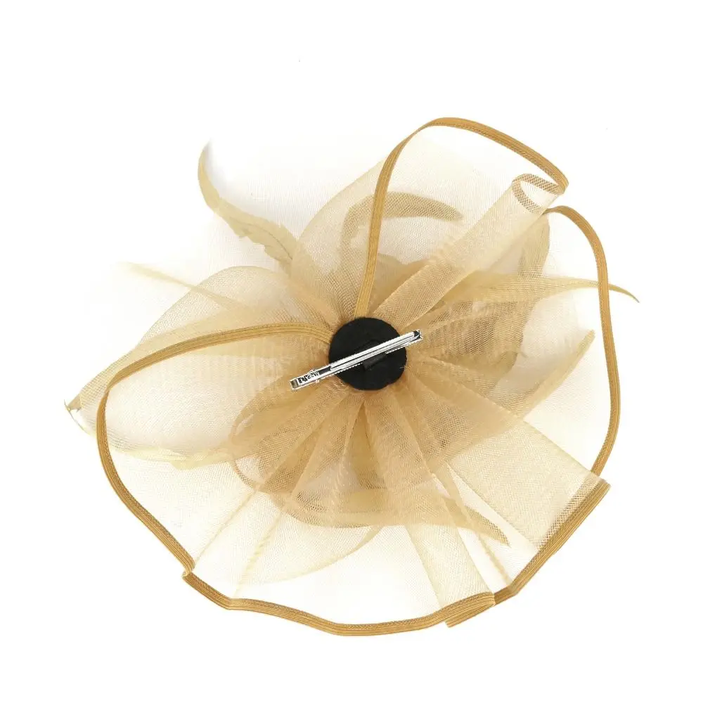 

Sweet Stylish Top Hat Headband Formal Dress British Retro Bridal Mesh Cap Exquisite Luxury Fascinator Headdress Party