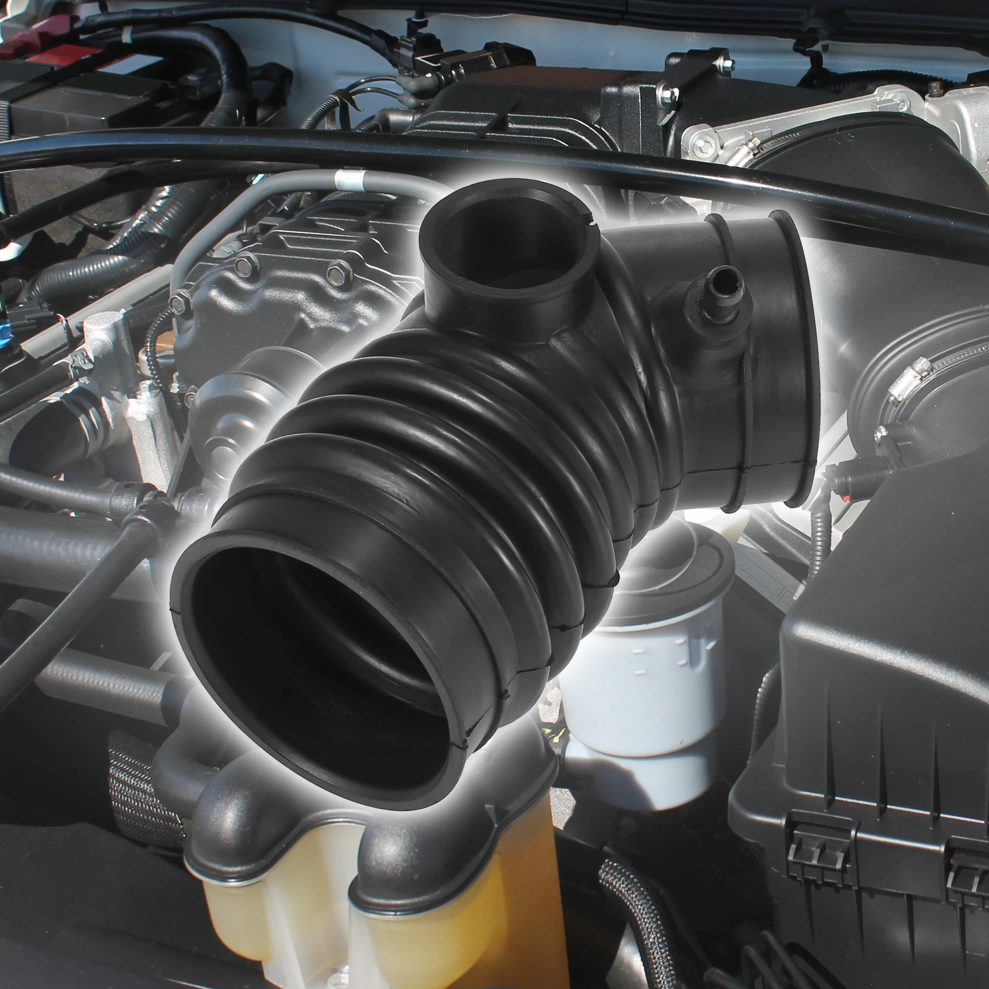 X Autohaux محرك السيارات خرطوم آخذ للهواء أنبوب تصفية الموضوع أنبوب 28139-37130 2813937130 لشركة هيونداي سانتا في 2.7L اكسسوارات السيارات