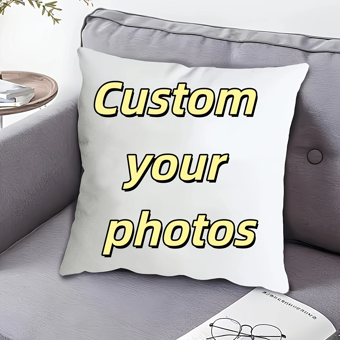 Custom Pillow Covers—Personalize them with any photo of your choice. A great gift idea. Pillow inserts are not included