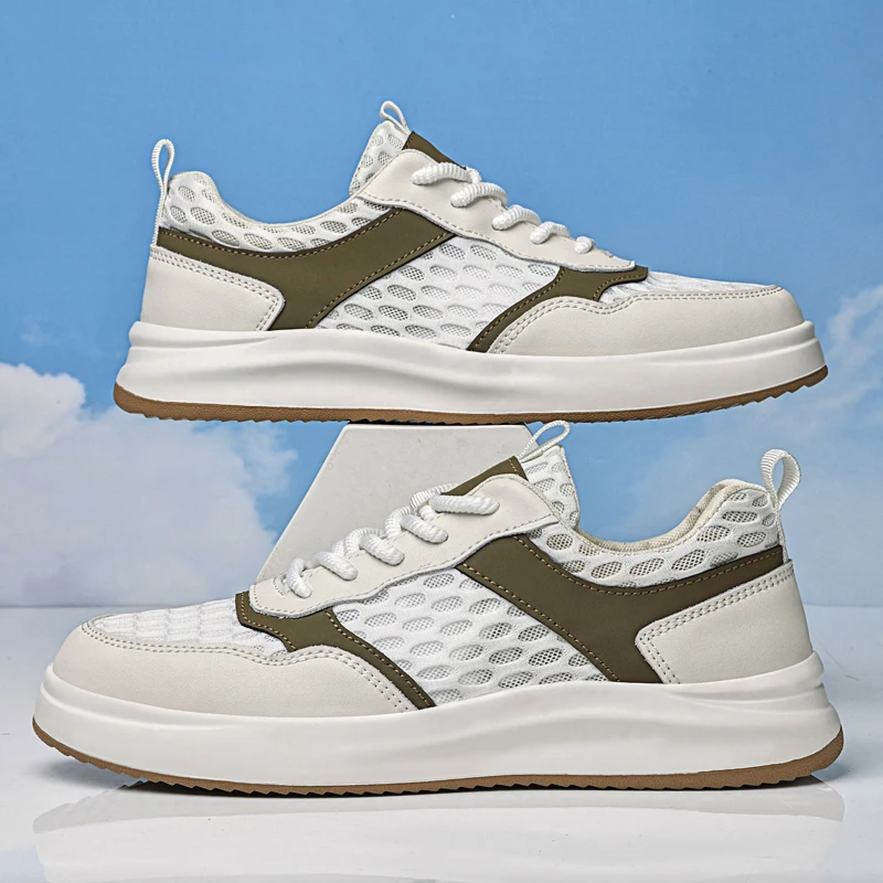 

New Men Casual Shoes Flat Heel Comfortable Breathable Mesh Casual Shoes