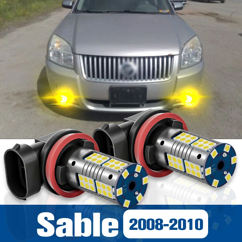 

2pcs LED Fog Light Blub Lamp Accessories Canbus For Mercury Sable 2008 2009 2010