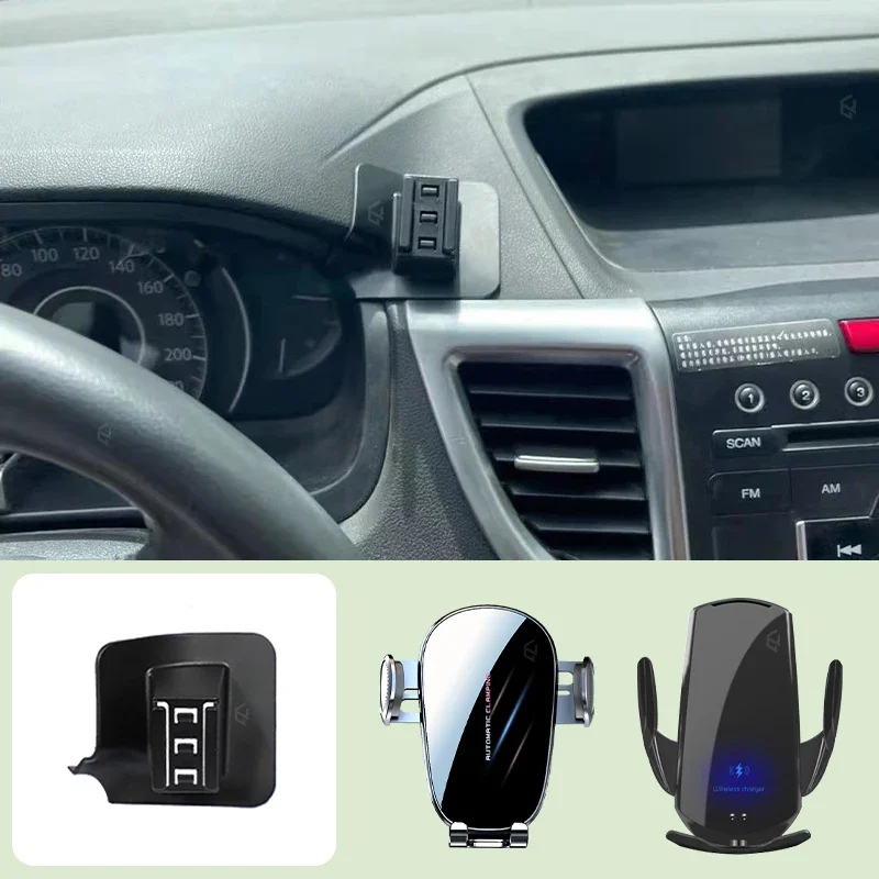 

Car Mobile Phone Holder For Honda CRV 2012-2016 Car Special Bracket Base Mobile Support Wireless Charging Bracket Accessories