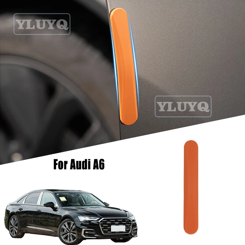 

Для Audi A6 двери автомобиля противоударная полоса, скрытая силиконовая защитная полоса, автомобильные аксессуары
