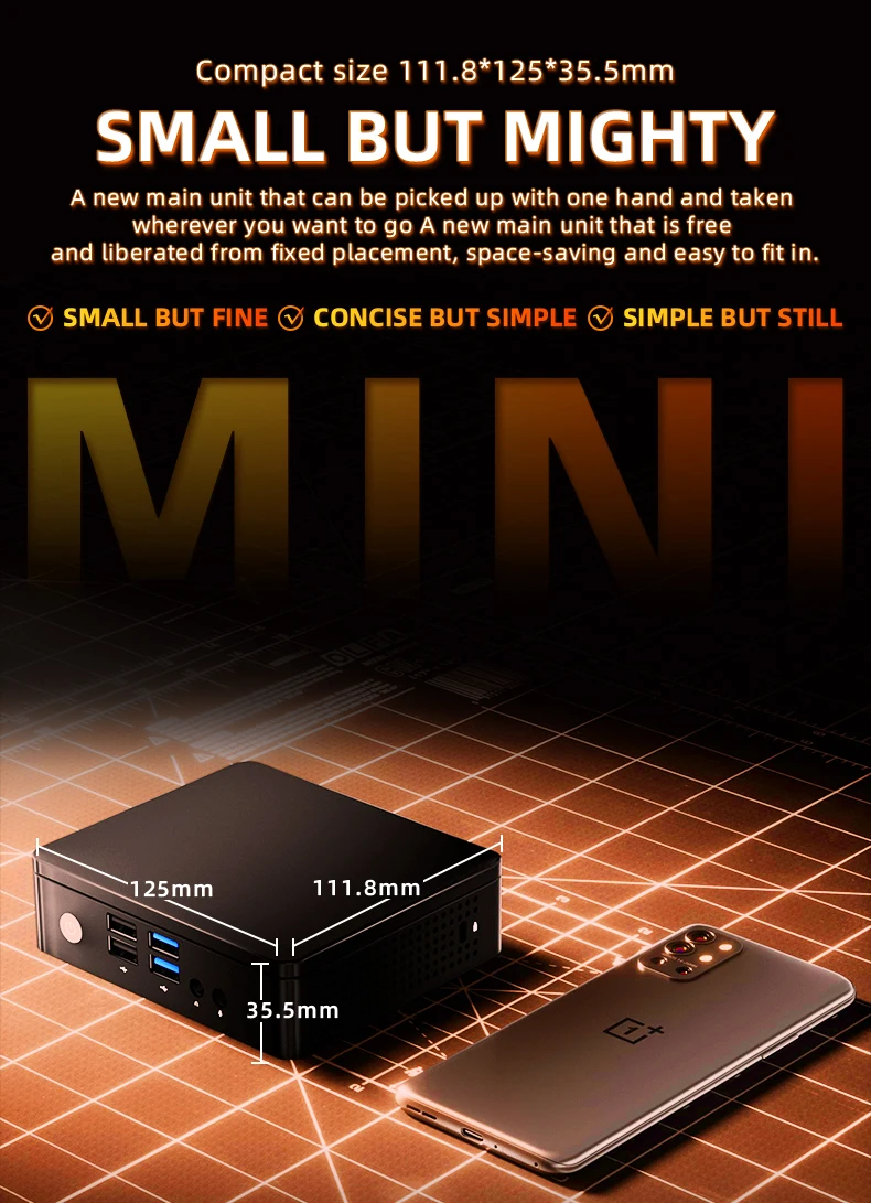 JINGSHA كمبيوتر صغير نهائي منخفض الطاقة مجهزة كمبيوتر صغير x5-Z8350 وحدة المعالجة المركزية 4 جيجابايت رام 64 جيجابايت EMMC WIFI BT 4K