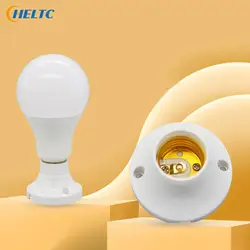 E14 E27 Socket E14 Lamp Holder E27 Bulb Base Adapter E14 Cartridge Mount LED Light Round Lamp Screw Cap Fitting E27 Socket