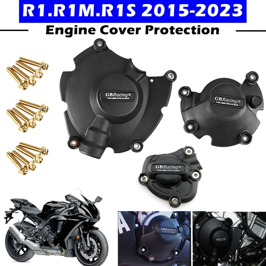 Motorcycles Engine Cover Protection For GB Racing For R1 R1M R1S 2015 2017 2018 2019 2020 2021 2022 2023Engine Covers Protectors