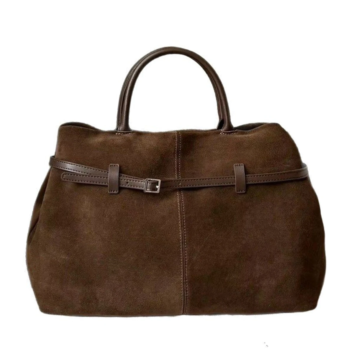 

Suede leather fashion women tote bag luxury designer brand shoulder corssbody ladies coffe bag for woman handbag brown black red