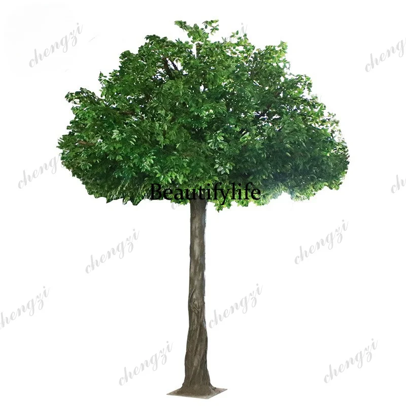 A74 Simulation Features Simulation Tree Wrapped Pillar Ficus Flame Retardant Outdoor Simulation Tree