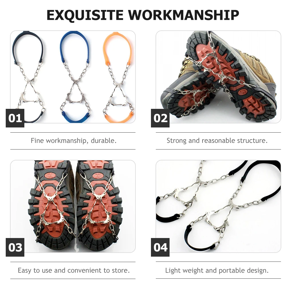 

2 Pcs Shoe Cover Crampon Covers Ice and High Tensile Silicone Cleat Cleats for Shoes