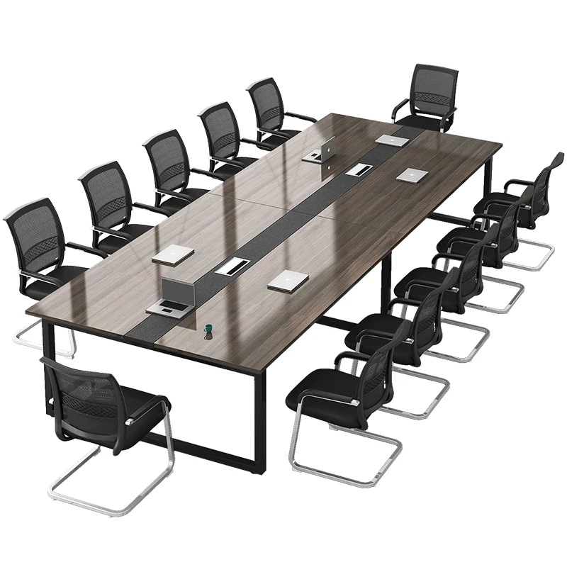 HYZ88 Modern Office Furniture Desk Set Conference Room Desk Boardroom Table Meeting Table Conference Tables and Chairs
