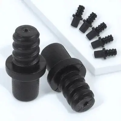 10Pcs Toilet Brush Handle Connector Replacement Adapter Plastic Threaded Tip Repair Kit Scrub Brush Parts Bathroom Cleaning