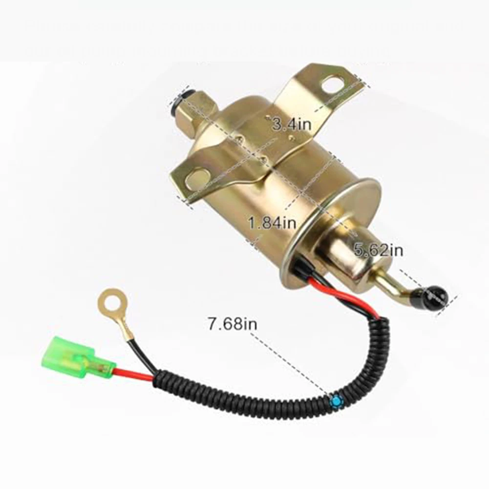 

Электрический топливный насос E11007, совместимый с Onan 4000 RV и генераторами, 12 В, простая установка с фильтром