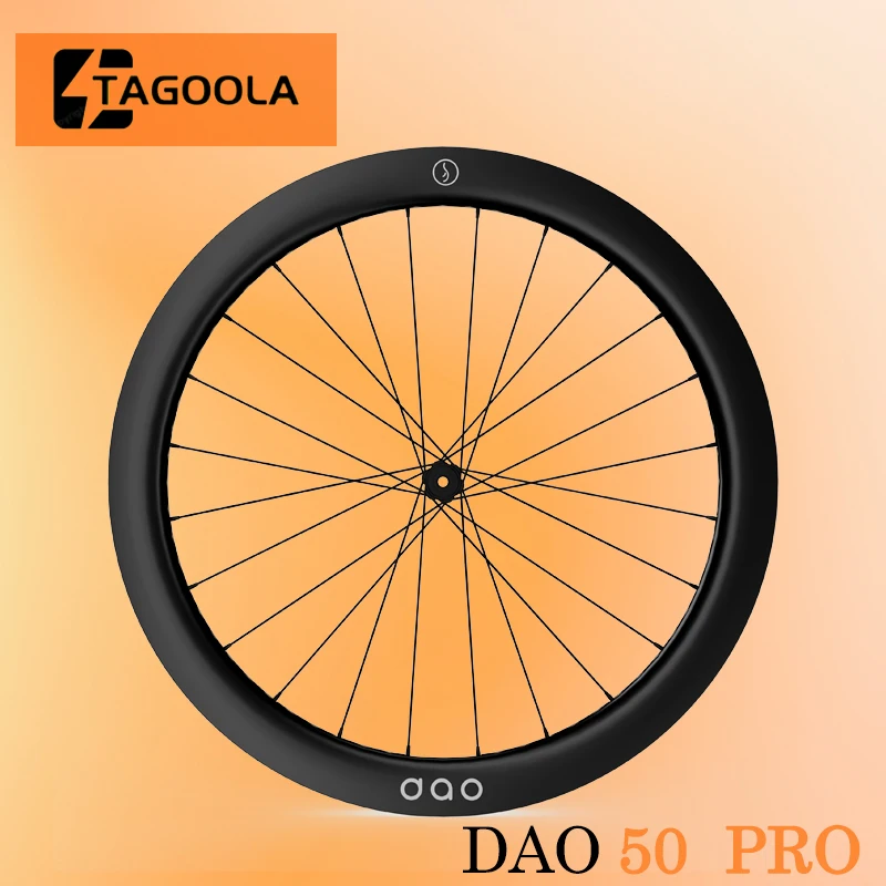 

DAO50PRO Карбоновая колесная пара, диск 700c, колесная пара для шоссейного велосипеда, высота обода 50 мм, 36 т, CN, аэроспицы, велосипедное колесо, качественные дорожные тормозные колеса