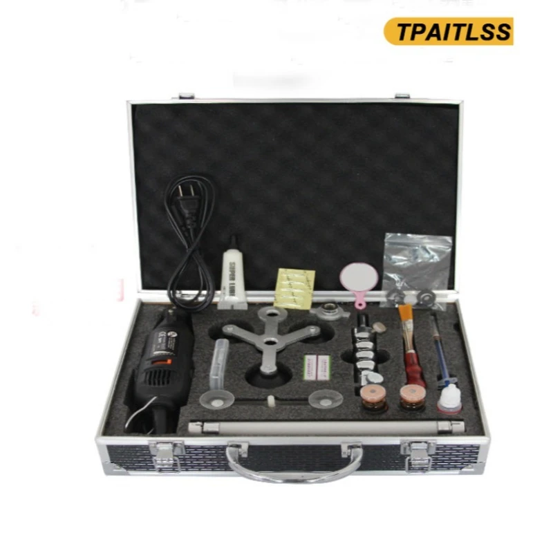 

Набор для ремонта лобового стекла автомобиля, профессиональный комплект для восстановления трещин на стекле, вакуумный инжектор из нержавеющей стали