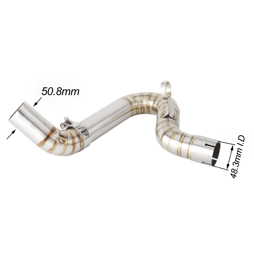 Per BMW F900R F900XR 2020 2021 2022 2023 F 900 R / XR, F900 R XR Scarico Moto Silenziatore Tubo di Collegamento Centrale Slip-on