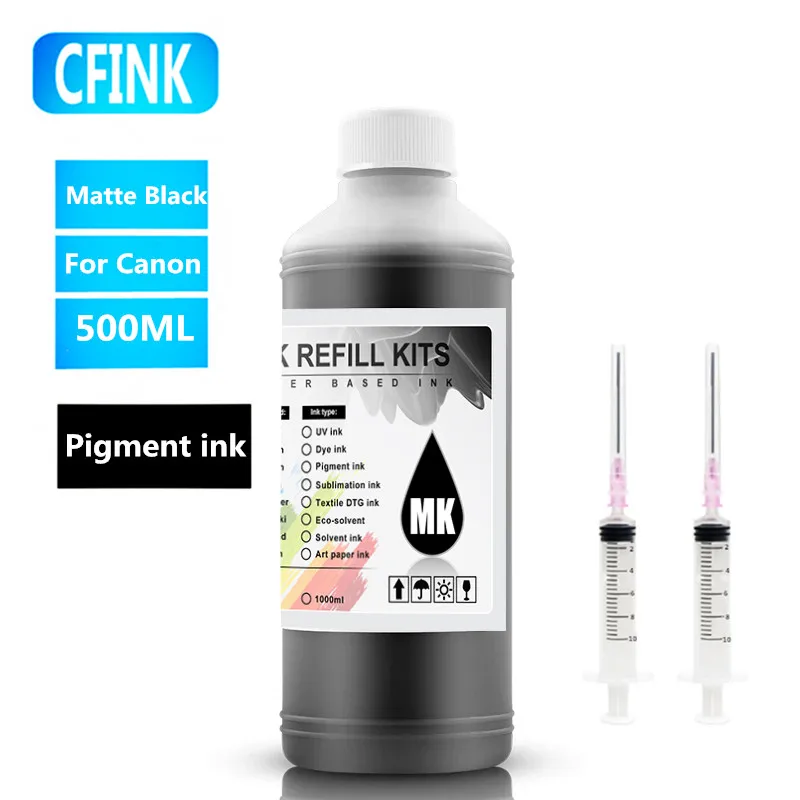 Imagem -06 - Tinta do Pigmento para Canon Pfi306 Tinta da Impressora 500ml Ipf 8400s 9400s 8400 9400 8300