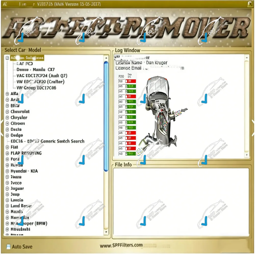 Car Repair Auto Diagnostic Tool D-P-F E-G-R Software for Vehicle Maintenance