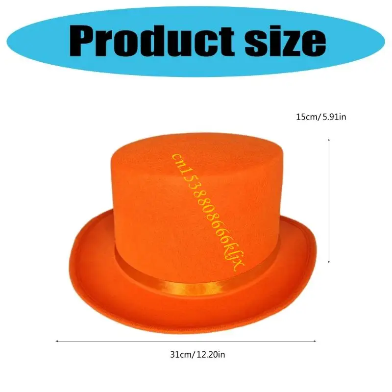 Novelas FELTS HAT MACTIONES Magias Top Halloween Cosplay Accesorio vestuario Vestida para mujeres para mujeres 066C