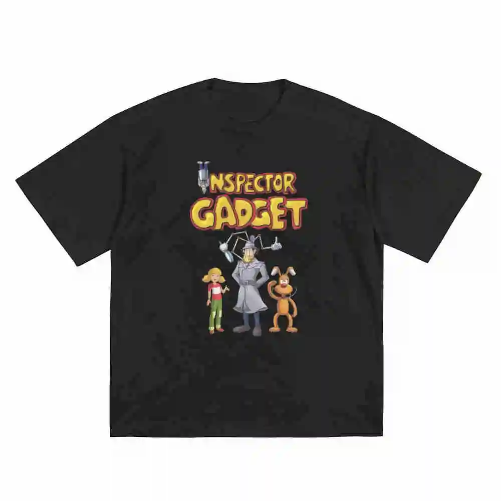 Inspector Gadget Christmas Short Sleeve Tee 100% Cotton T-Shirt