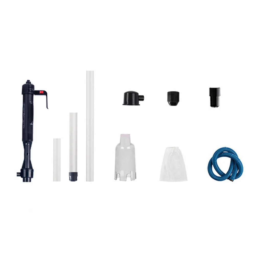 1pc Fish Tank Cleaner Operated Cordless Aquarium Water Changer Tool Universal Quick Changing Device