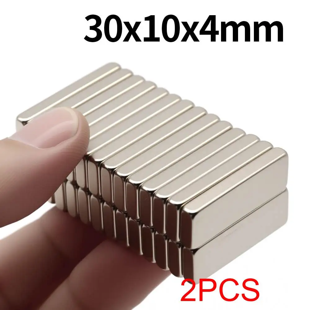 30x10x4mm Supersterke Neodymium-magneet N35 NdfeB Permanente magnetische imanes Blok Krachtige magneten Koelkast