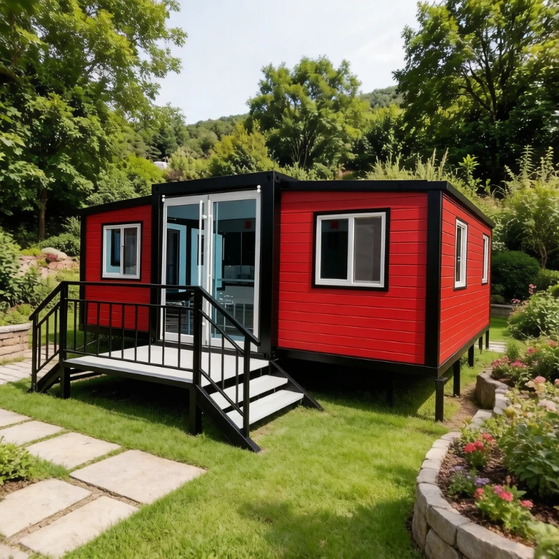 Prefabricated Folding Room Mobile Home Mobile Tiny House 20ft 40ft Expandable Container Houses 2 3 Bedroom Luxury Garden Rooms