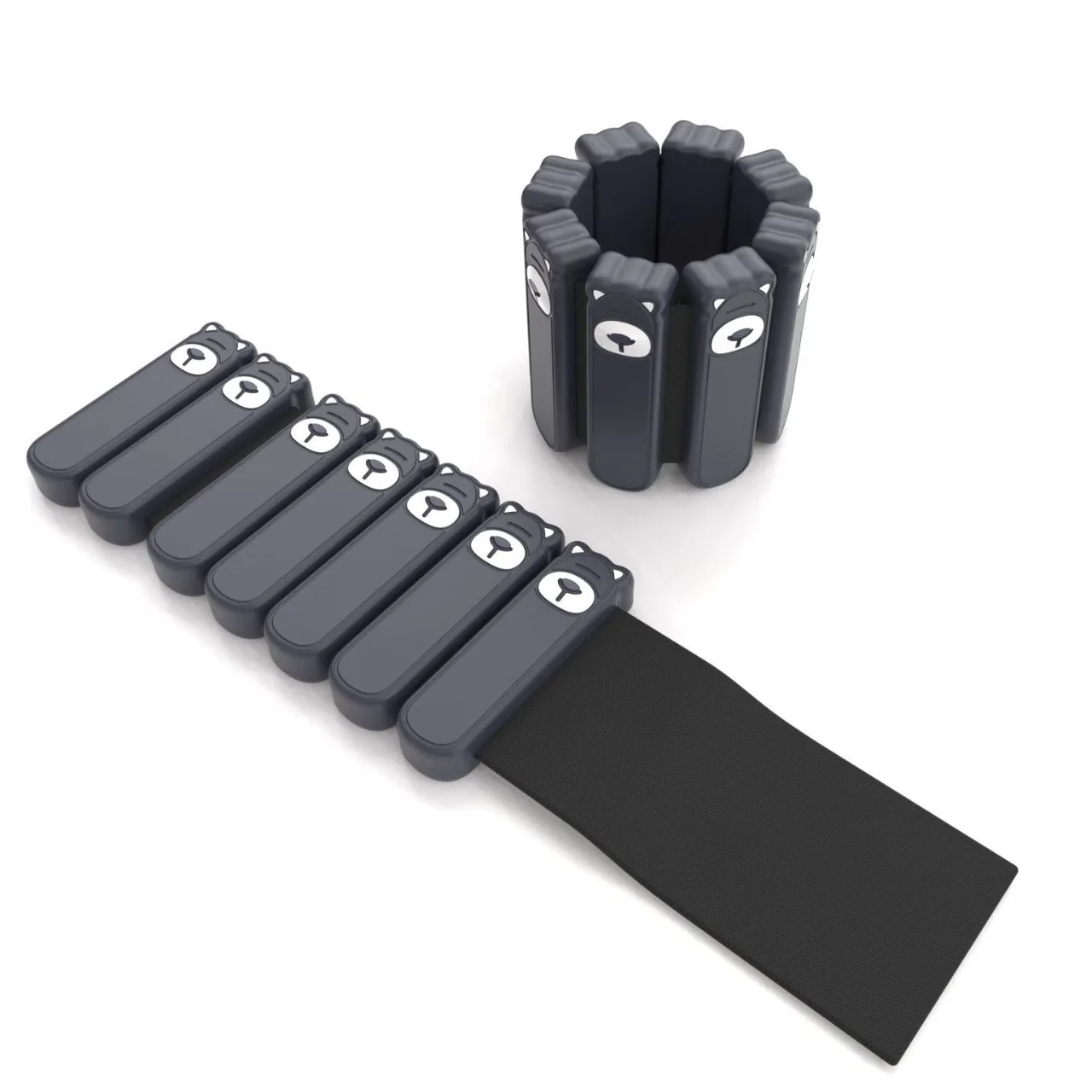 09 Silicone Sports Fitness Running Bracelet Weight-bearing Boxing Gear Wristband Leggings Sandbag Equipment Ankle Wrist Weights