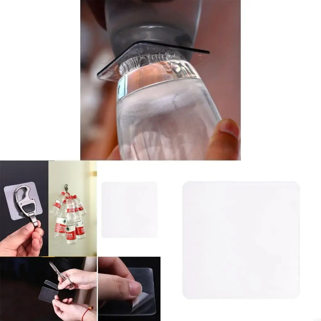 62KD Double Side Tape Sticker Suction Cup Sucker Auxiliary Strong Adhesive 75x75mm