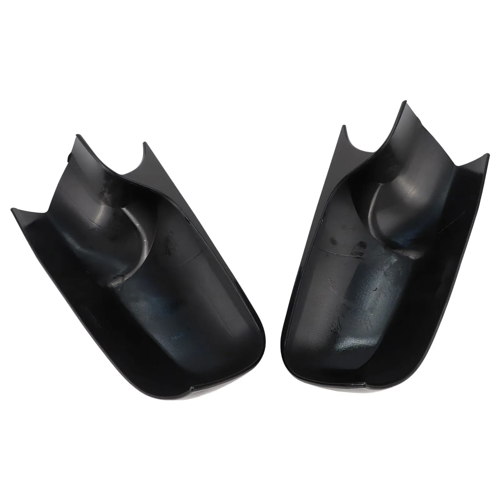 

Carbon Fiber ABS Plastic Mirror Cover Mirror Cover Carbon Fiber Style Complete Set Easy Installation Gloss Black Finish