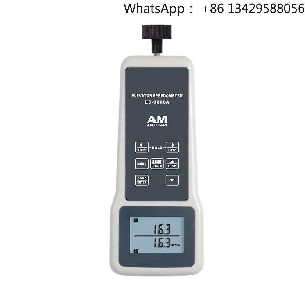 Electronic Elevator Speed Limiter Speedometer ES-9000A for Adjustment, Maintenance, and Inspection of an Elevator