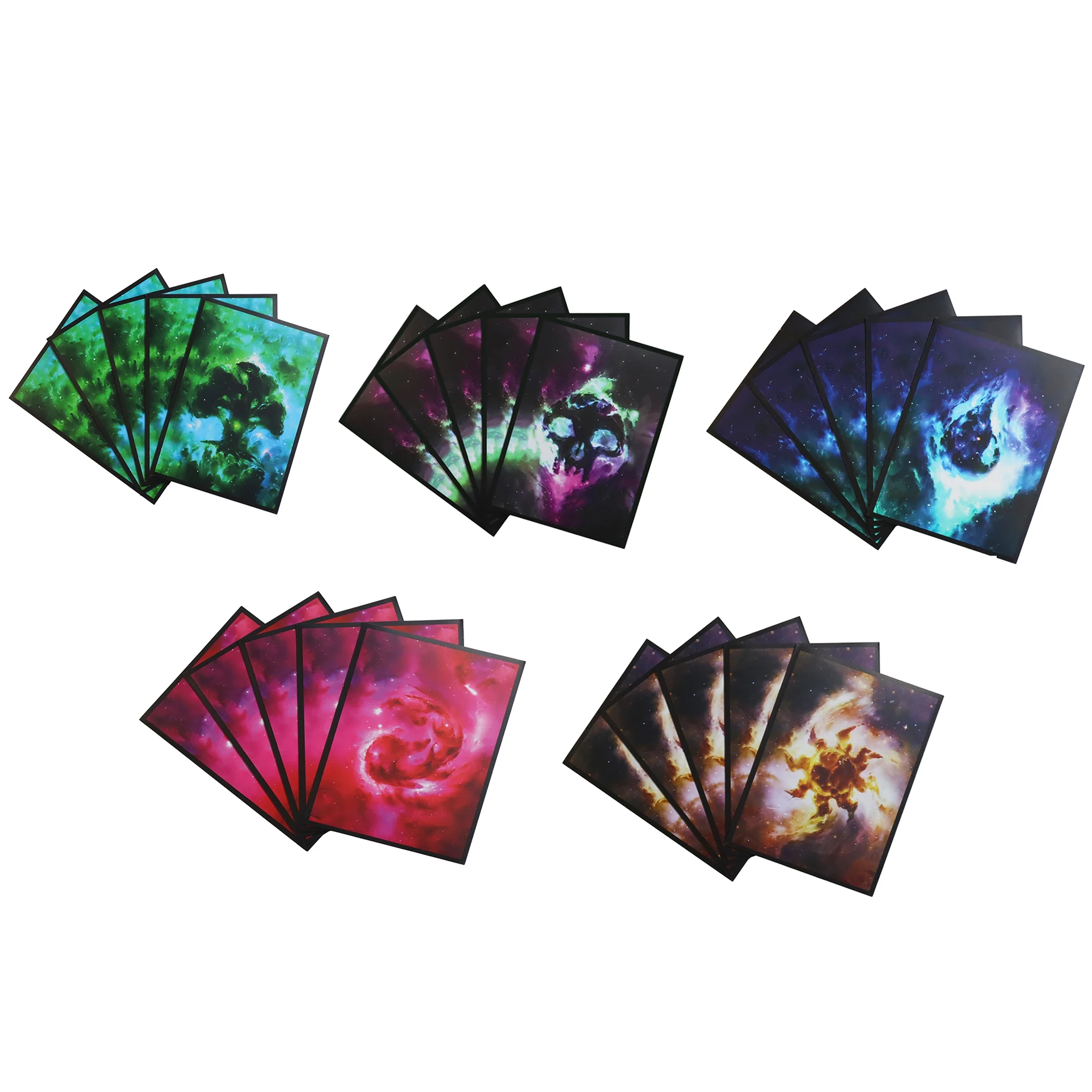 60pcs 66x91mm Standard Size Card Protector Land Board Game Card Sleeves Playing Game TCG Card Cover Shield Pkm/MTG Island/Forest