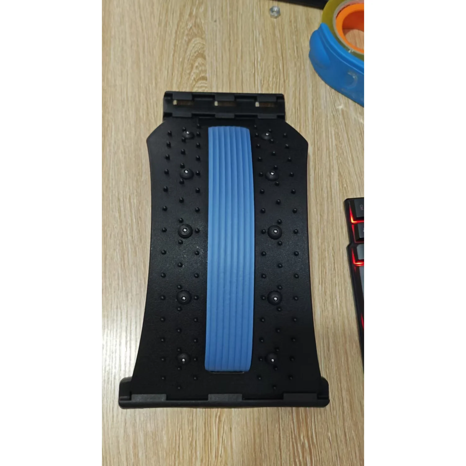 Multi-Level Back Stretching Device & Lumbar Support Massager, Adjustable Spinal Pain Relief for Bed Chair Car Home Office view 6