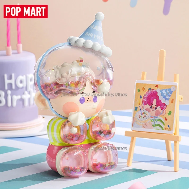 POP MART PINO JELLY Birthday Bash Series Anime Figure Model Forever Collection Toys Desktop Decoration Christmas Birthday Gifts