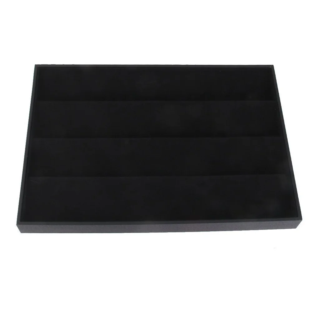 

Suede Ring Display Organizer Box 12 Slots Holder Storage Case Ideal for Jewelry Shop Dressing Table Personal Use