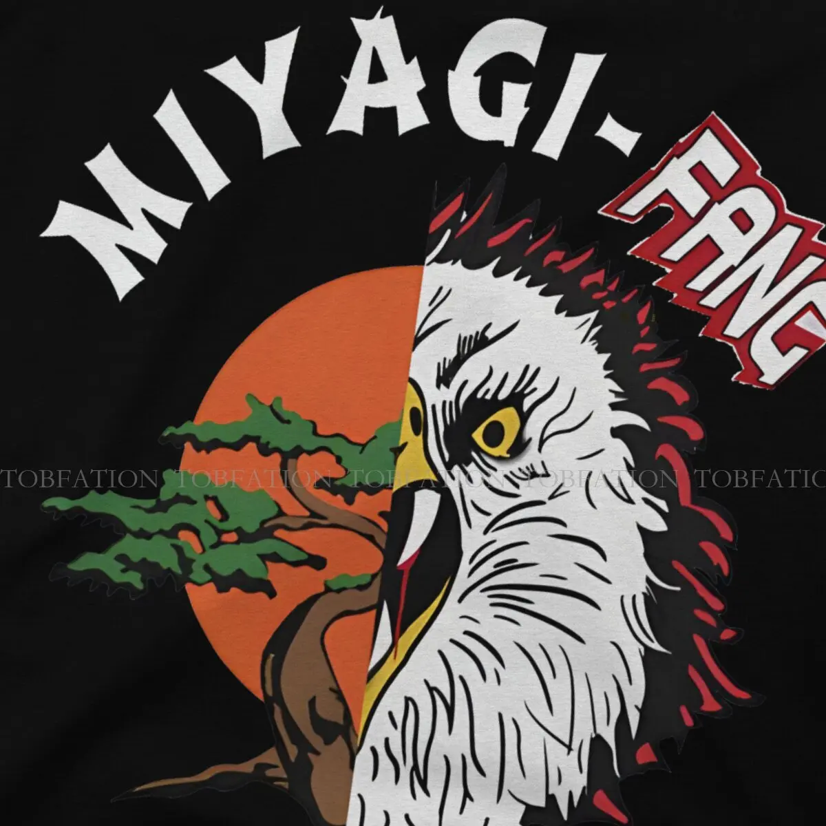 Cobra Kai Miyagi Fang Tshirt Homme Men Tees 4XL 5XL 6XL 100% Cotton T Shirt