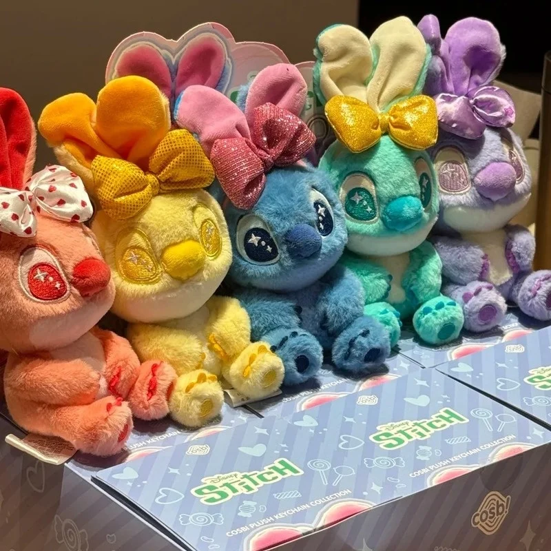 ของแท้ 100% ฮอตทอยส์ สติทช์ แคนดี้ ซีรีส์ กล่องสุ่มฟิกเกอร์ พวงกุญแจ จี้กระเป๋า ของสะสมแบบปรับแต่งได้ ของขวัญวันเกิด