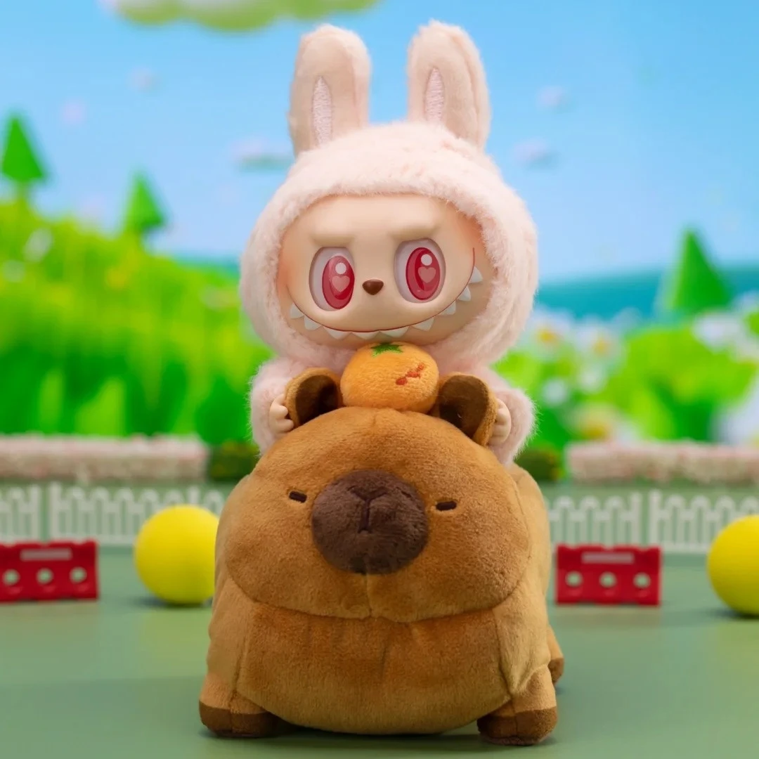 Genuine Roaming Series Labubu Plush Car Blind Box Toys Doll Cute Anime Figure Mystery Box Capybara Ornaments Collection Modelto