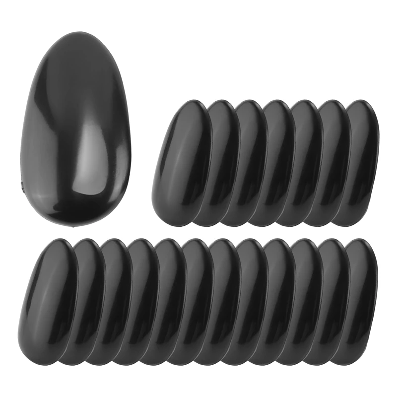 AT17 10 Pairs Black Plastic Hairdressing Dye Coloring Ear Cover Shield Protector