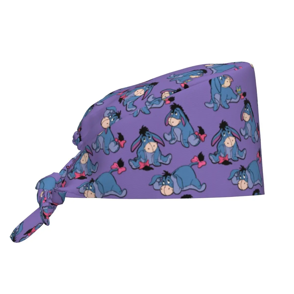 Eeyore Collage Winnie The Pooh gorra exfoliante Vintage laboratorio cirujano gorras quirúrgicas mujeres cuidado de mascotas enfermería sombreros de trabajo gorra