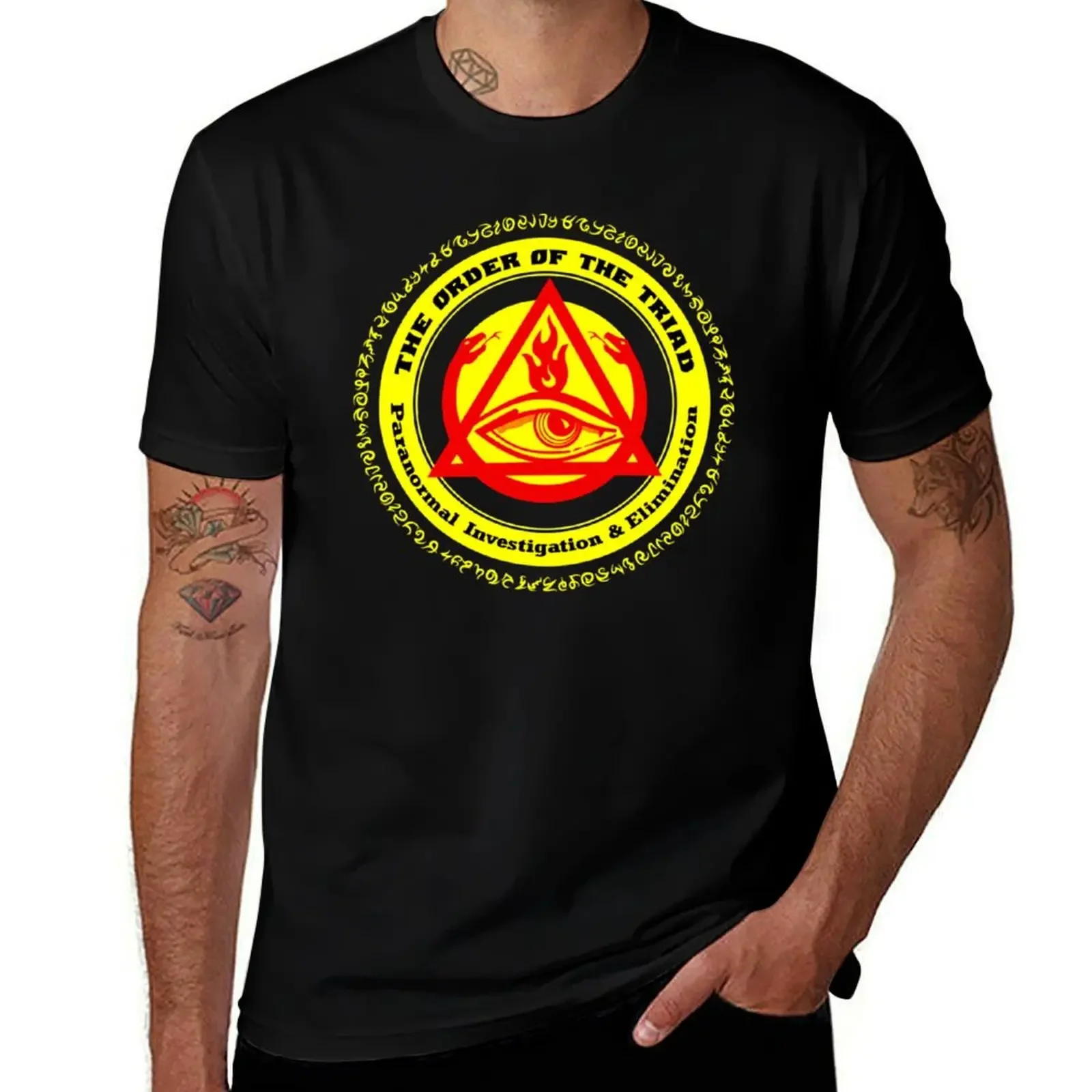 The Order of the Triad Shirt T-Shirt anime figures graphics men t shirts high quality