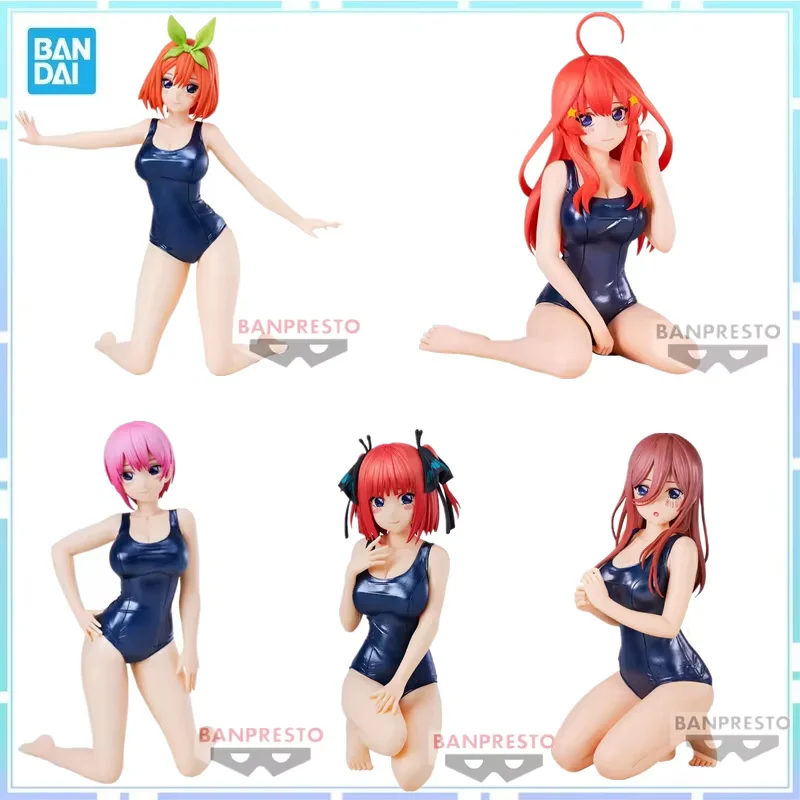 

Bandai Original Banpresto Anime The Quintessential Quintuplets Nakano Ichika Nino Miku Yotsuba Itsuki Swimsuit Action Figure Toy