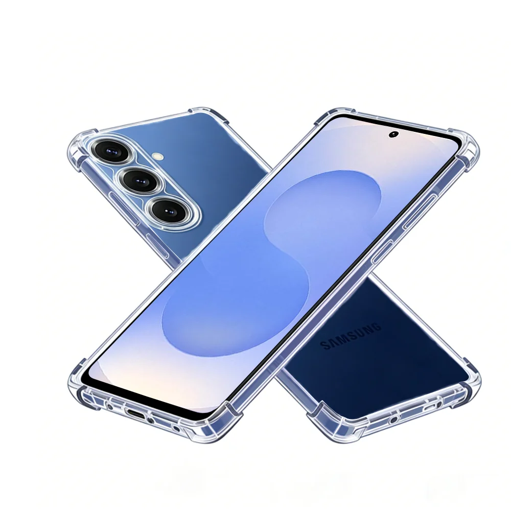 

Clear Phone Case for Samsung Galaxy S24 TPU Transparent Case for Galaxy S25 S26 S26pro S26plus Shockproof Anti-scratch Covers
