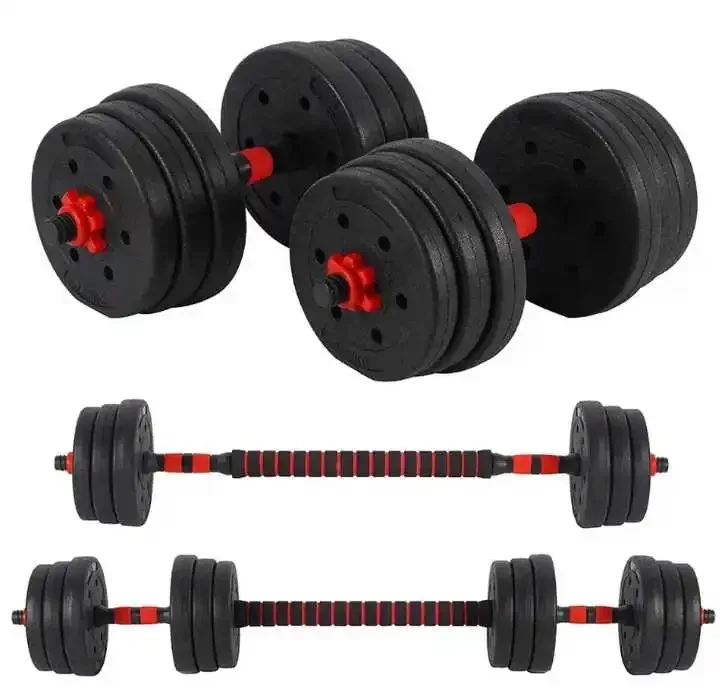 Customized Eco-friendly Weight Lifting Gym Cement Concrete Alter Adjustable Dumbbell Set