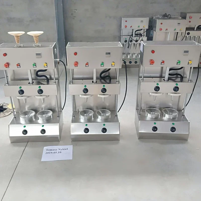 

2020 New Commercial High-quality Pizza Machine Egg Roll Pizza Machine Pizza Cone Forming Machine Fast Baking Saving Time