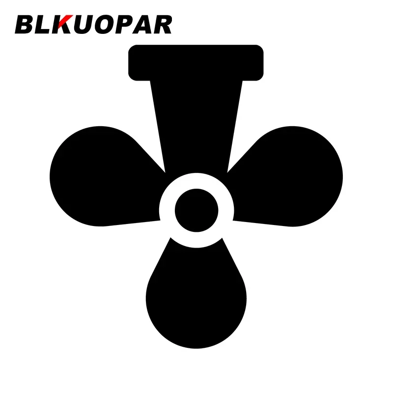 BLKUOPAR for Propeller Car Stickers Occlusion Scratch Personality Decals Sunscreen Vinyl Helmet Caravan Decor Car Label