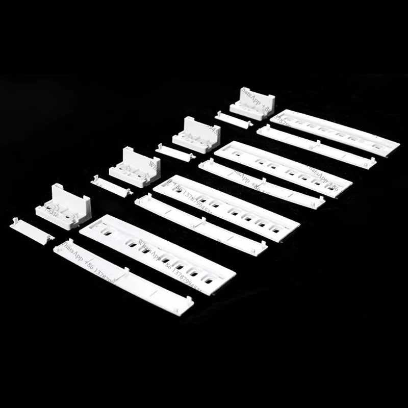 4Set Integrated Fridge Door Plastic Mounting Bracket Fixing Slide Kit Refrigerator Door Shelf Rail For Refrigerator