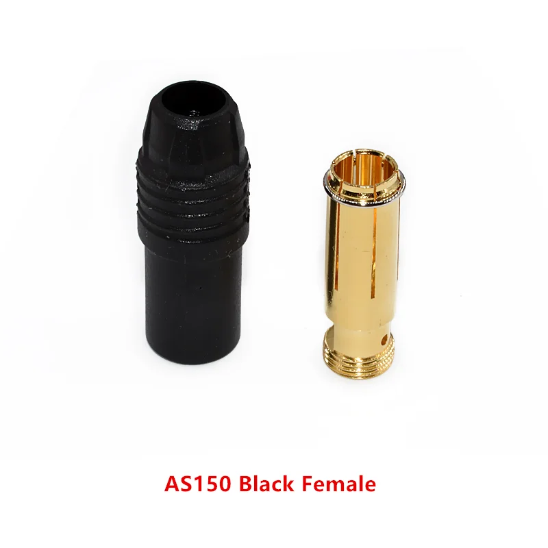 AS150 Male/Female Connector 7mm Golden Plated Anti-spark Plug High Current 200A For Remote Control Model Accessories