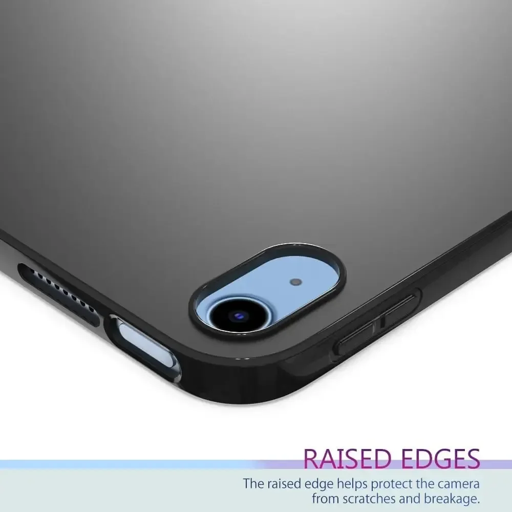 Tablet Case For iPad 10 2022 10th Generation A2696 Flexible Soft TPU Black Shell Back Cover for Apple iPad 10 9 Inch 2022 Case